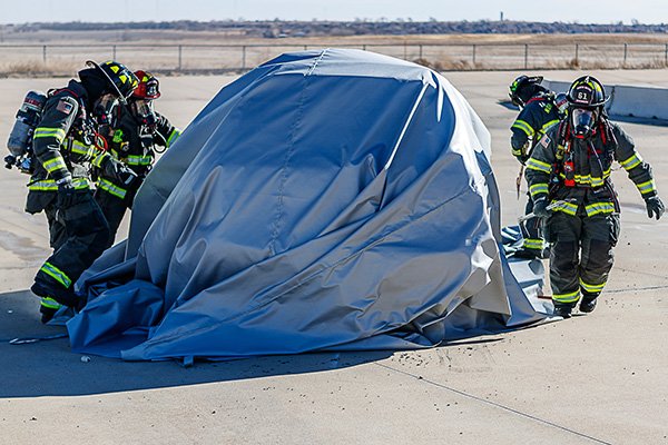 car fire blanket