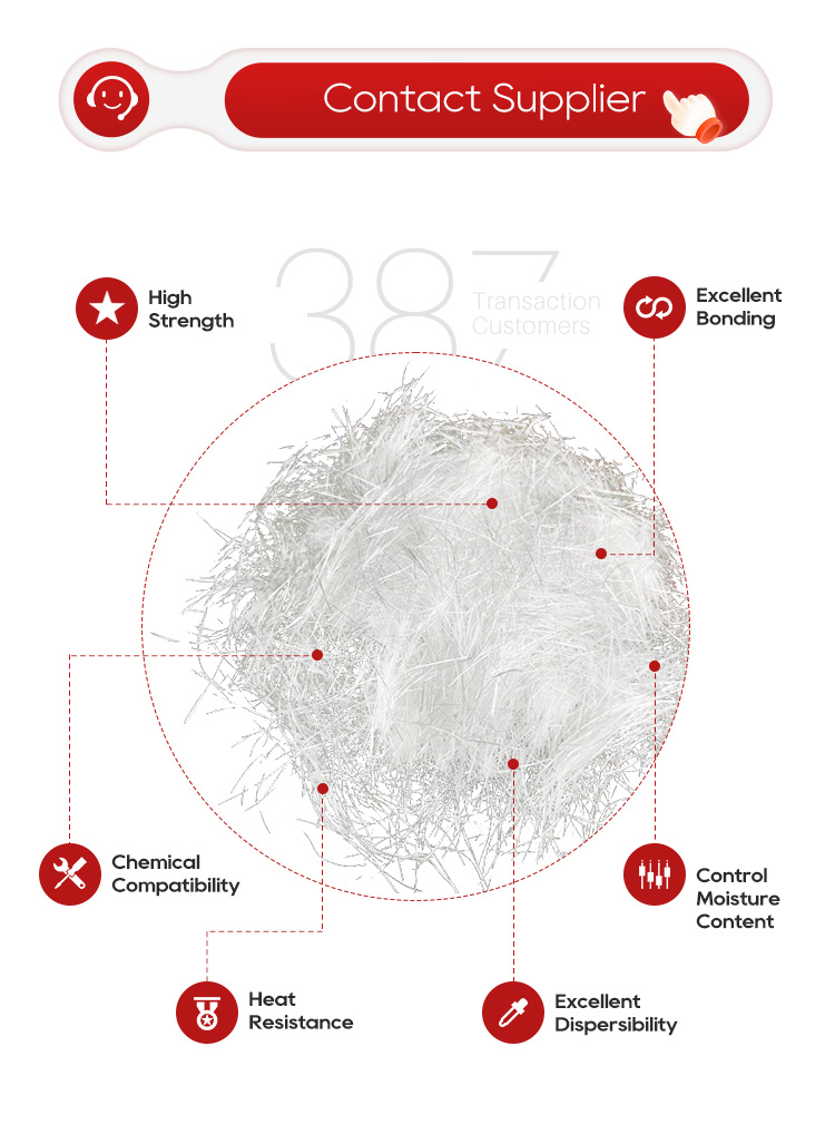 fiberglass chopped strands for needle mat