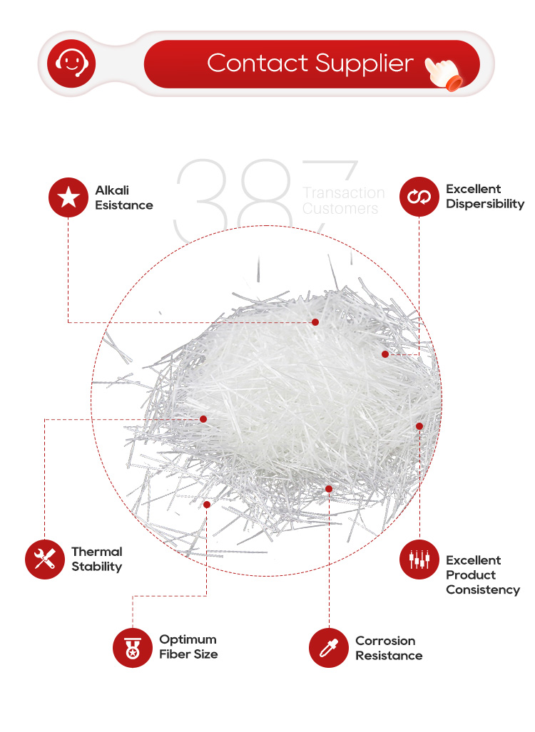 Ar fiberglass chopped strands