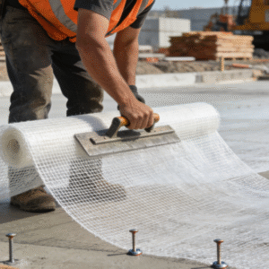 fiberglass mesh net Quality Assured 50gsm Orange Fireproof board