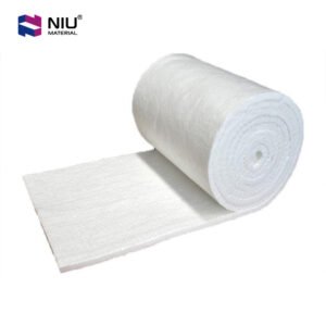 Flame Retardant Needle Felt Even Thickness 130kg/m3 25mm for Industrial Thermal Insulation